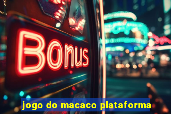 jogo do macaco plataforma